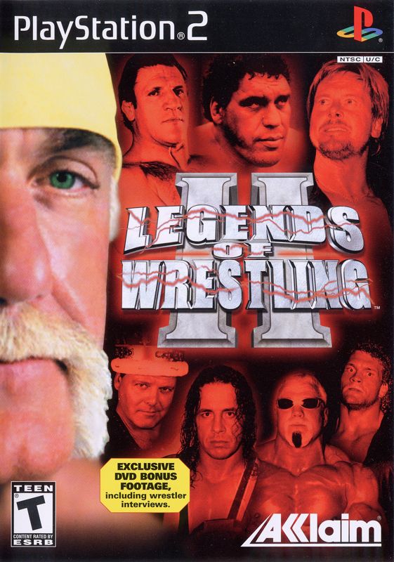 Legends of Wrestling II box art for Xbox